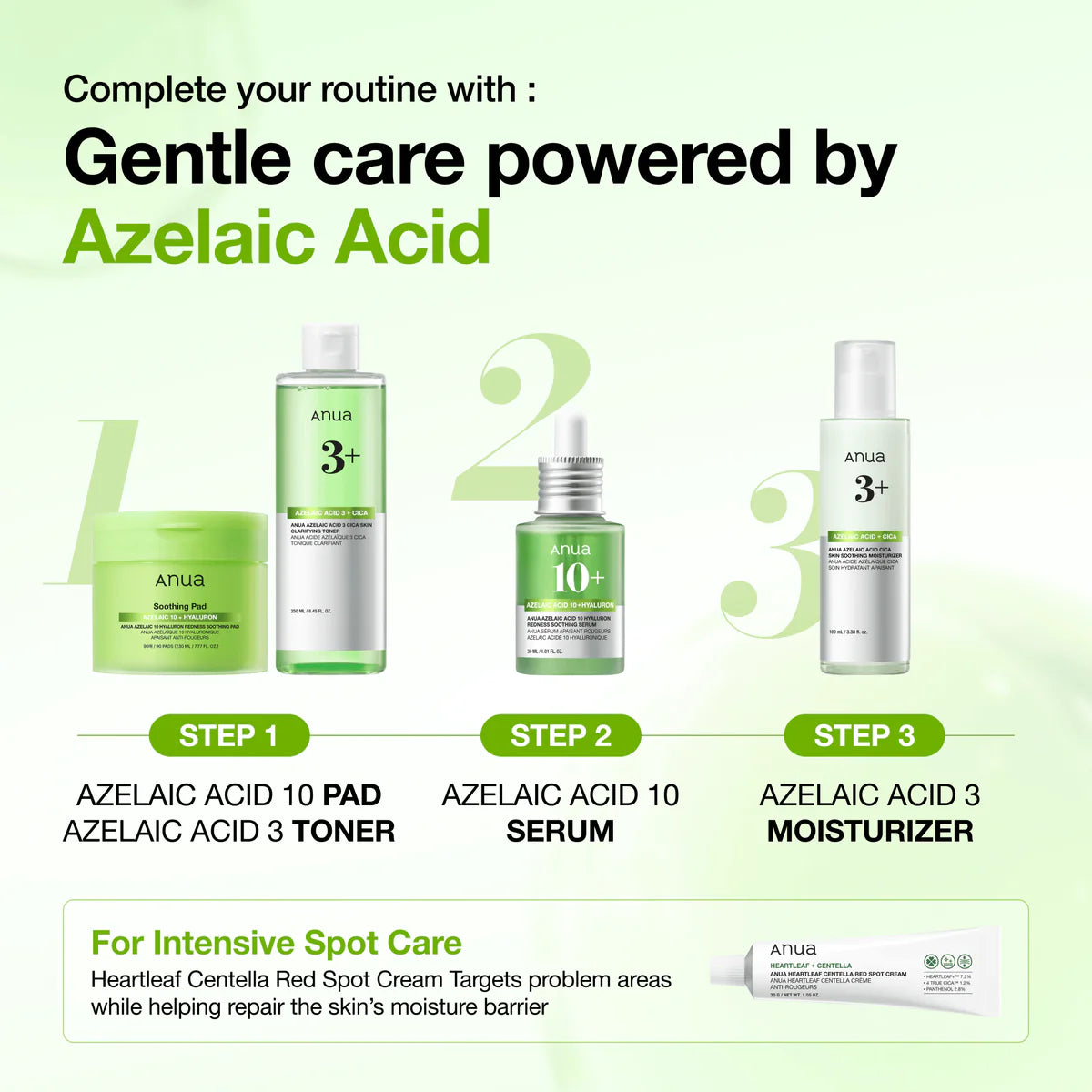 Anua Azelaic Acid 10 Hyaluron Redness Soothing Serum